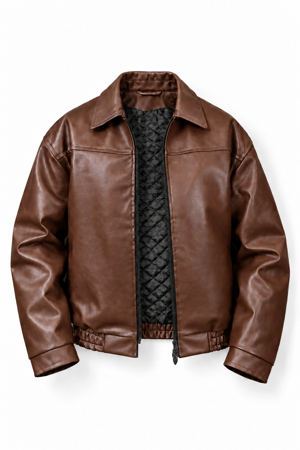 Leather Bomber Jacket