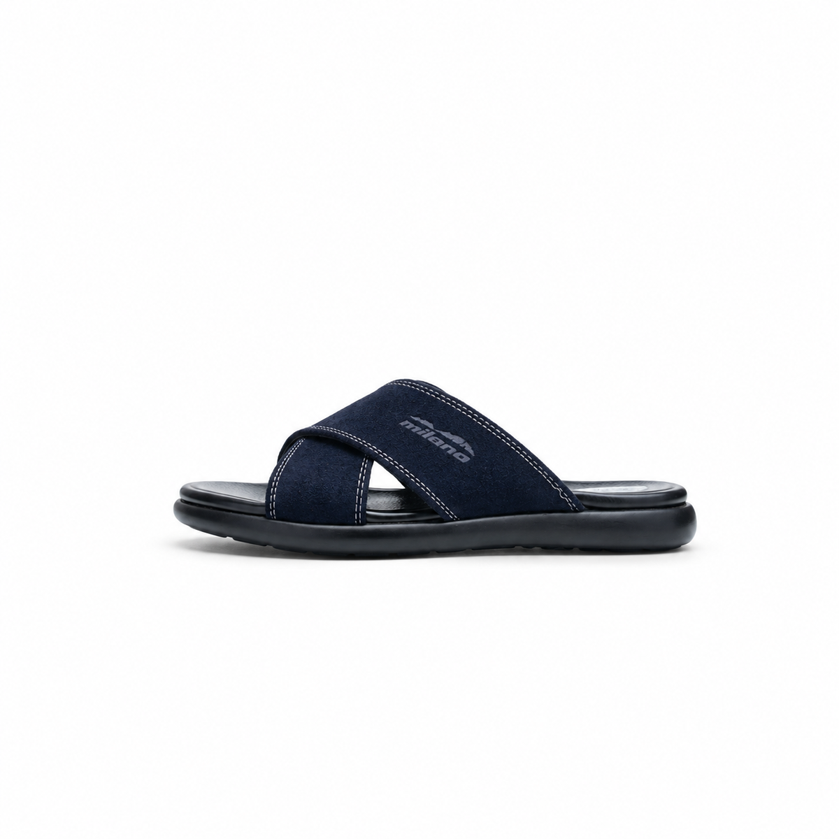 Men's Suede Cross Slippers