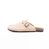 Natural Leather Toe Slippers