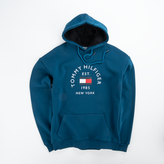 Unisex Hoodie New Work - Petrol Blue