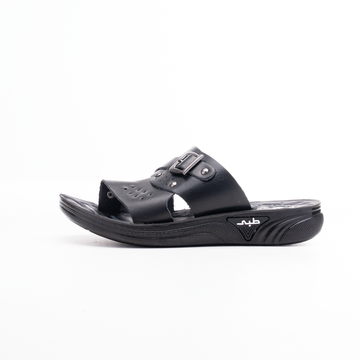 Leather Buckle Comfort Sandal