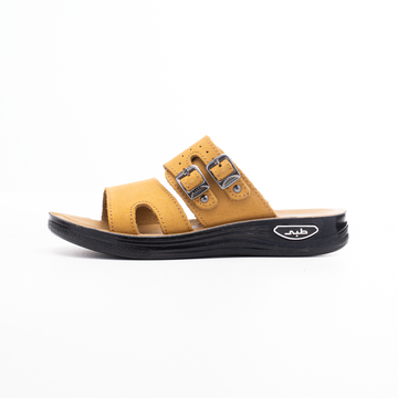 Suede Double Buckle Sandal