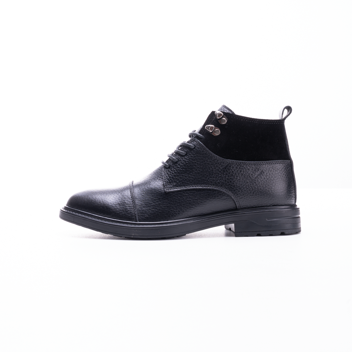 Men’s Genuine Crushed Leather Half Boots