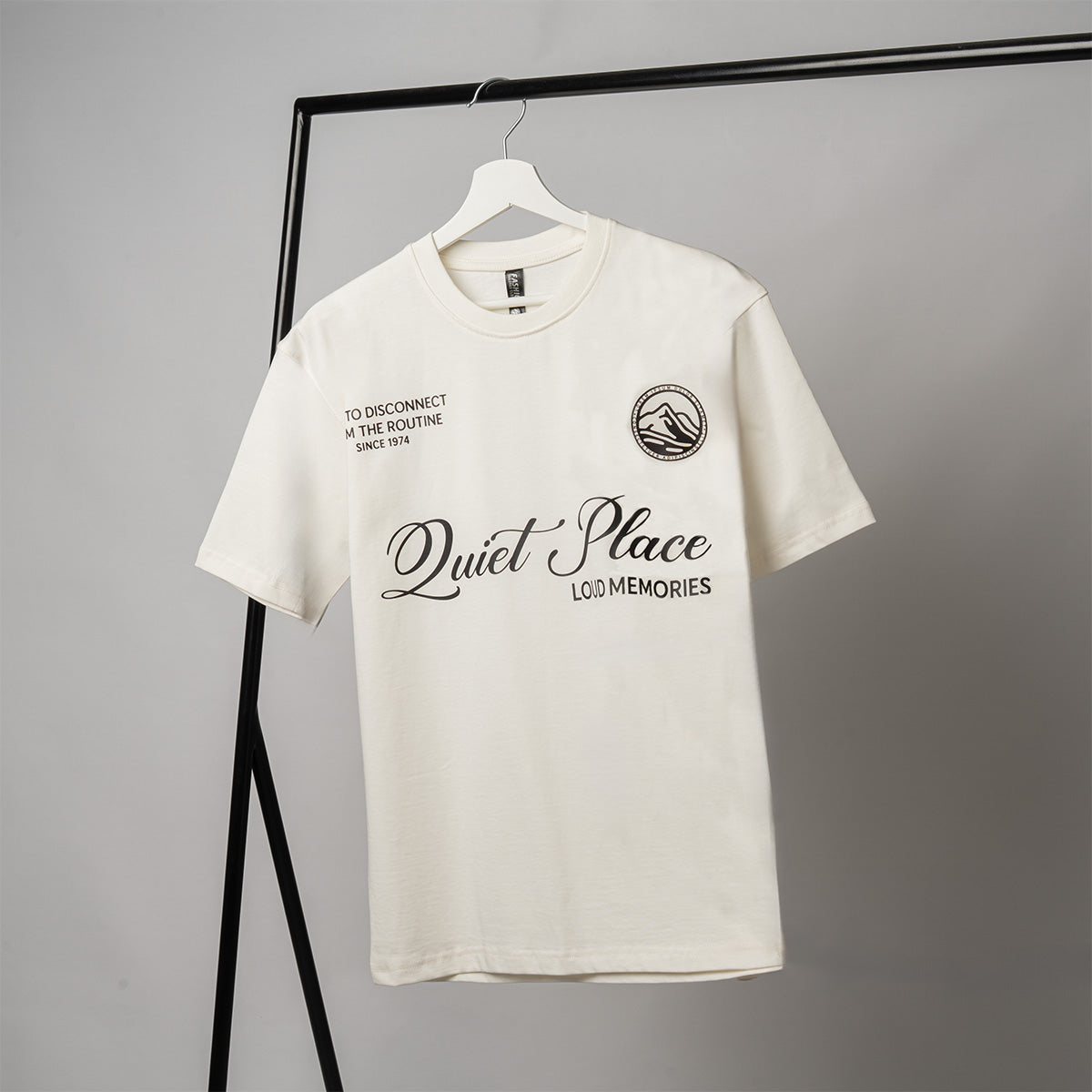 Quite Place Oversized T-Shirt – 100% Bolivar Cotton