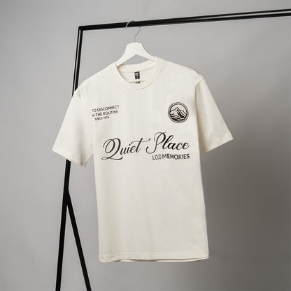Quite Place Oversized T-Shirt – 100% Bolivar Cotton