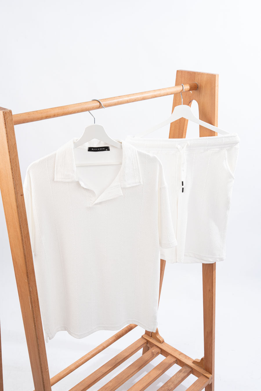 Marseille Summer Set – Collar Tee with Matching Shorts