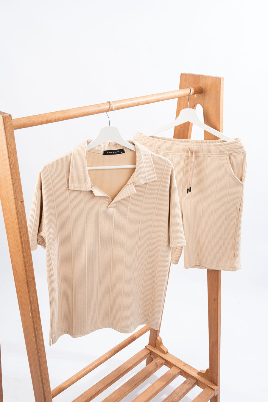 Marseille Summer Set – Collar Tee with Matching Shorts