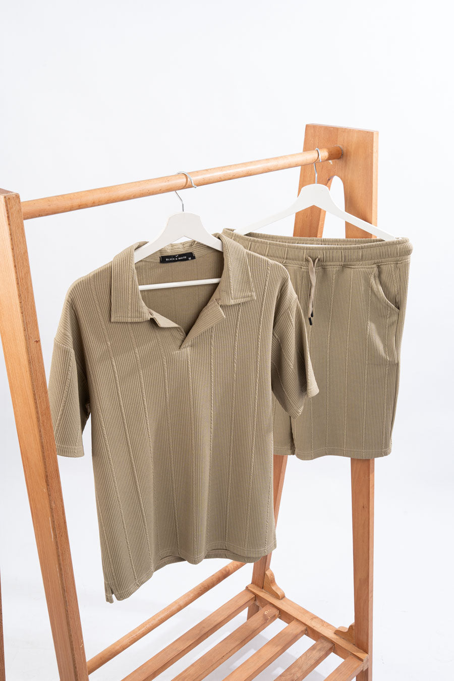 Marseille Summer Set – Collar Tee with Matching Shorts
