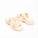 Elegant Women’s EVA Slide – Crystal Accent