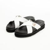 Versace-Inspired Men's Leather Slippers