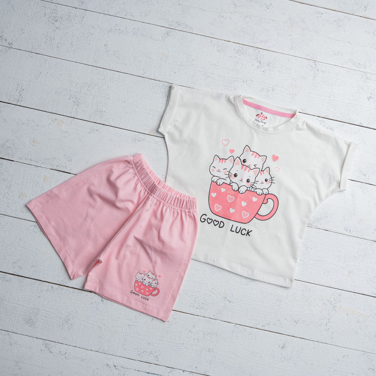 Girls Cotton Pajama Set