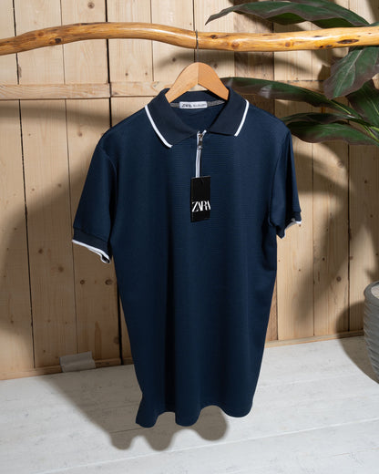 Men's T-Shirt – Half Zipper