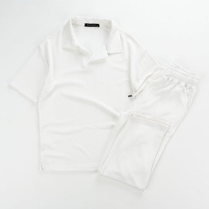 Marseille Collar T-Shirt & Jogger Set