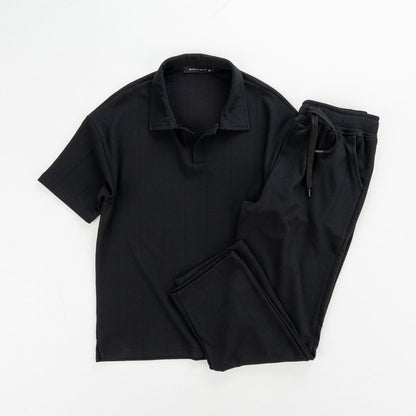 Marseille Collar T-Shirt & Jogger Set