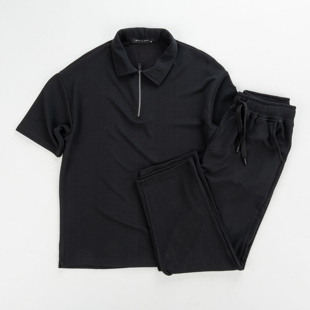Marseille Polo Zipper T-Shirt & Jogger Set