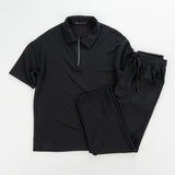 Marseille Polo Zipper T-Shirt & Jogger Set