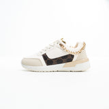 Elegant Women’s Sneakers with Gold Chain