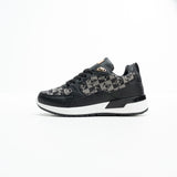 Women's Slip-On Sneakers | Gold Chain & Anti-Slip Sole