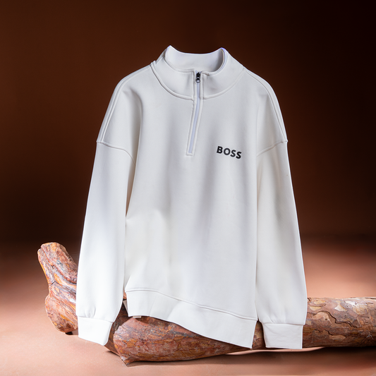 BOSS Quarter Zip Sweatshirt