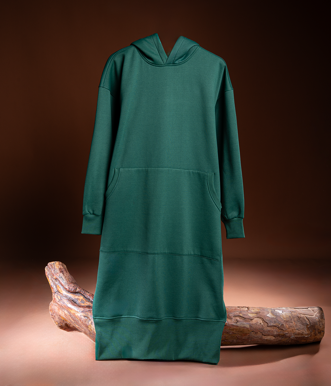 Hoodie Dress – 100% Cotton Melton