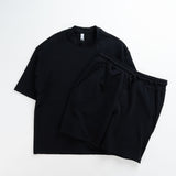 Men’s Solid Cotton Set – T-Shirt & Shorts