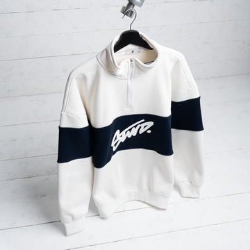STWD Half-Zip Sweatshirt 100% Pure Cotton