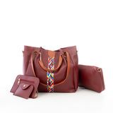 Women’s 4-Piece Leather Bag Set