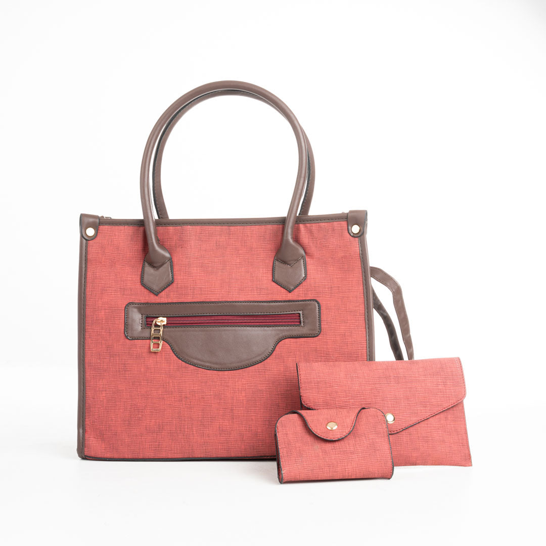 Women’s 3-Piece Leather Bag Set