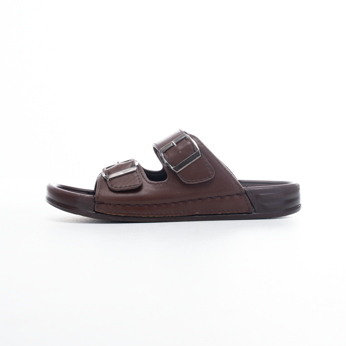 Men's Leather Sandals – 2 Buckles