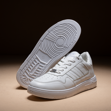 Men's Imported Leather Slip-On Sneakers