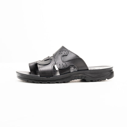 Durable Leather Men’s Slip-On Sandals