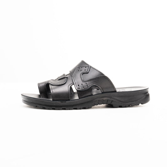 Durable Leather Men’s Slip-On Sandals