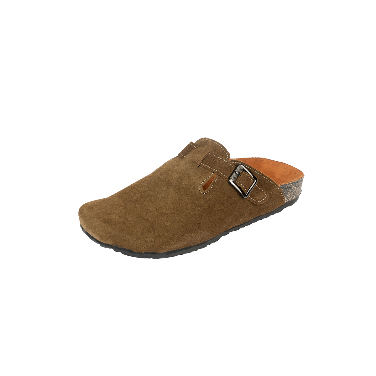 Natural Suede Comfort Clog
