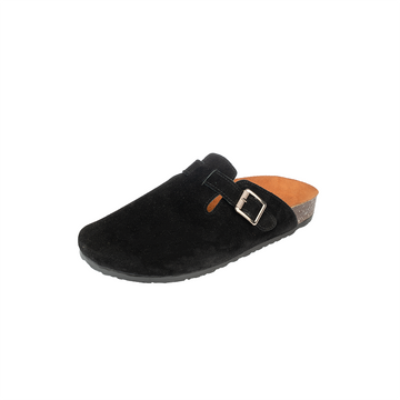 Natural Suede Comfort Clog