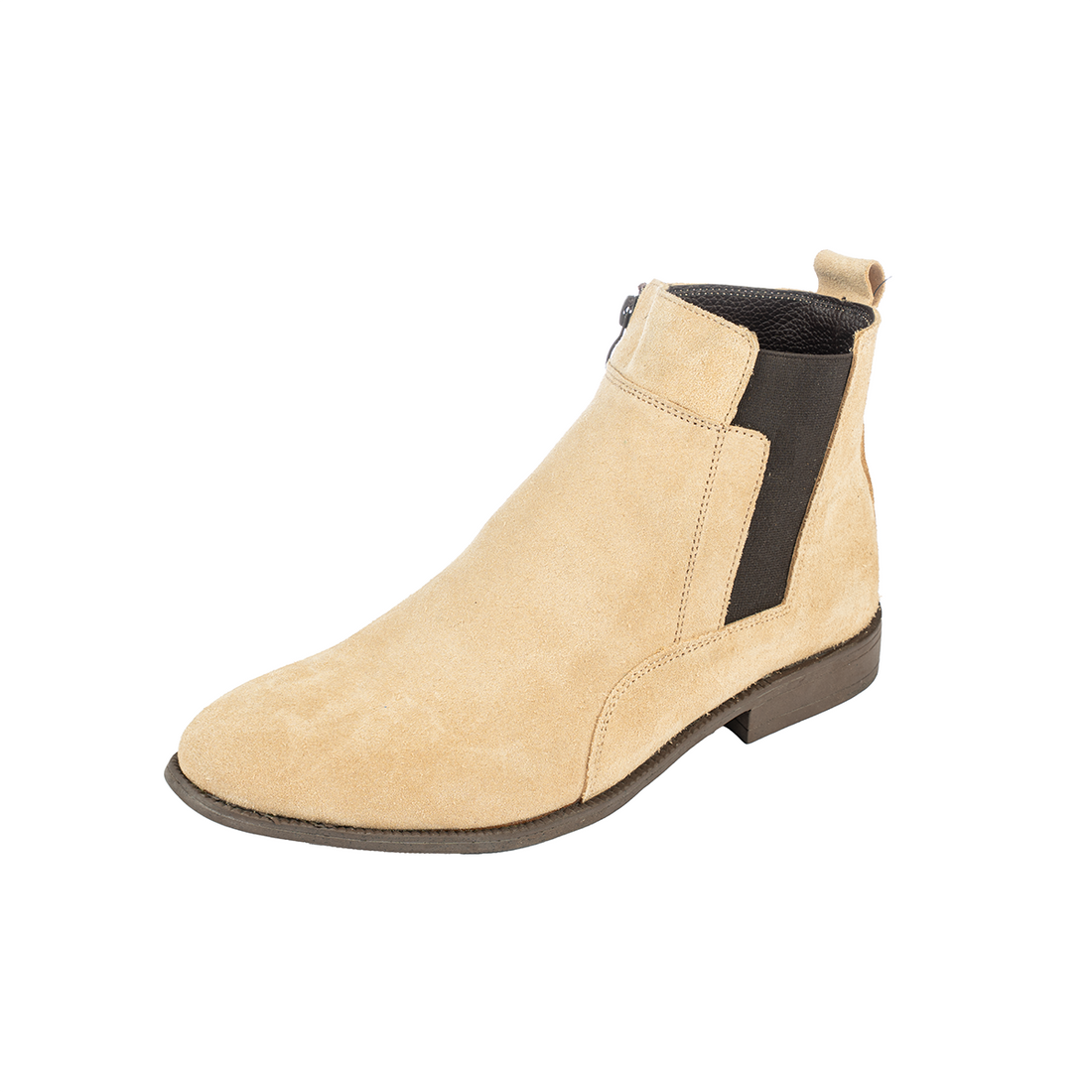 Genuine Suede Chelsea Half Boot