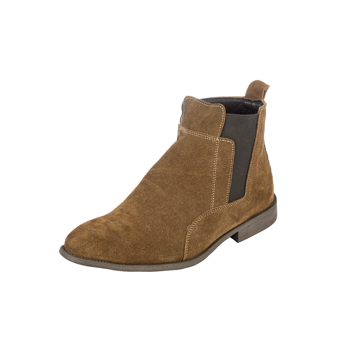 Genuine Suede Chelsea Half Boot