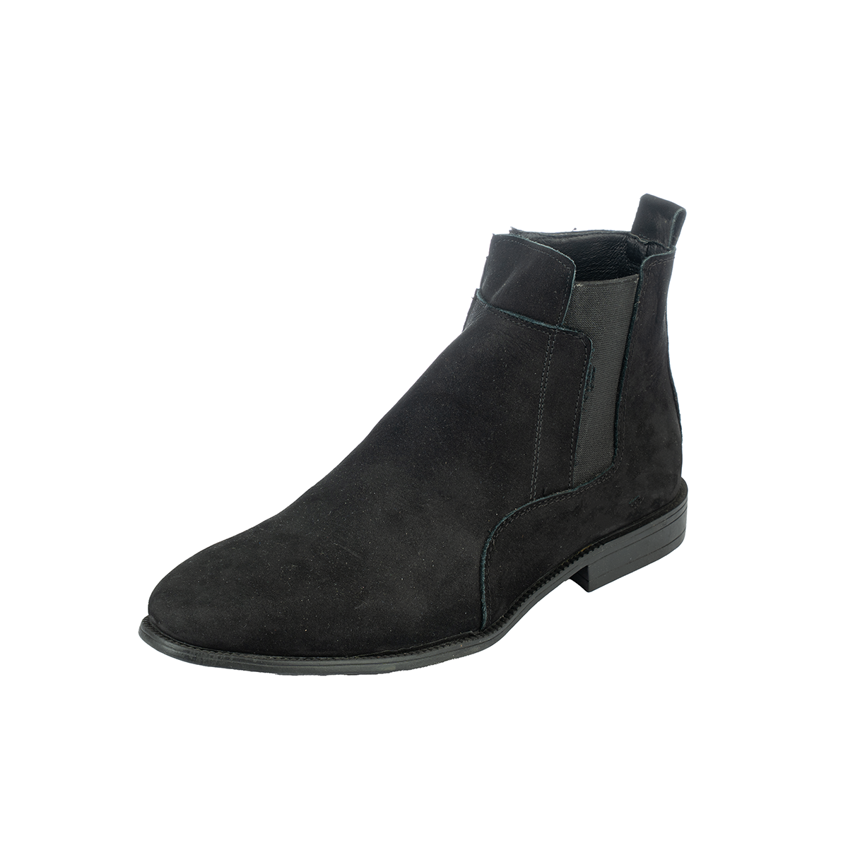 Genuine Suede Chelsea Half Boot