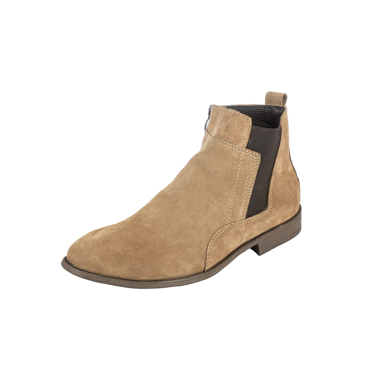 Genuine Suede Chelsea Half Boot