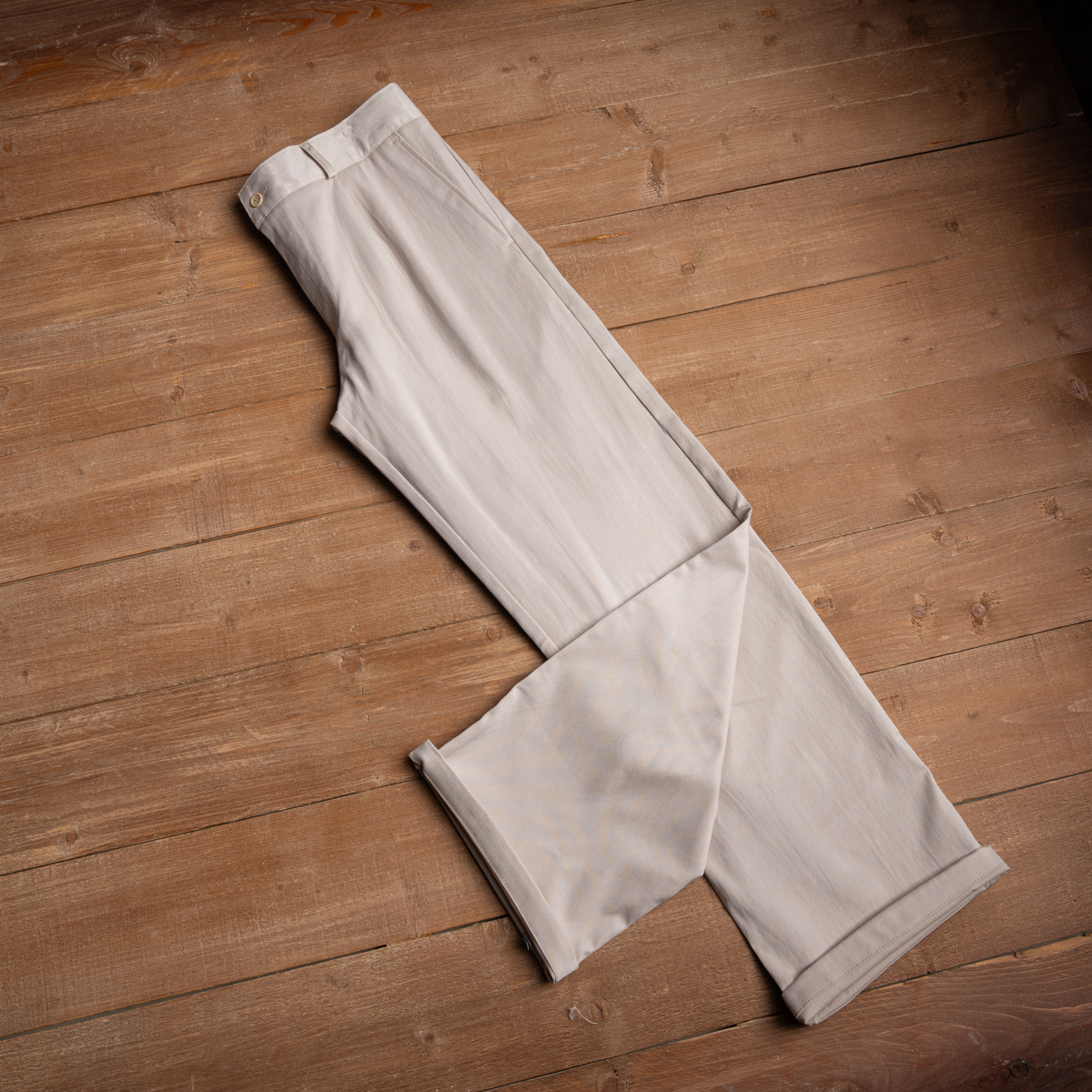 Men's Classic Gabardine Elastic Waist Pants