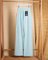 Wide-Leg Cotton Pants