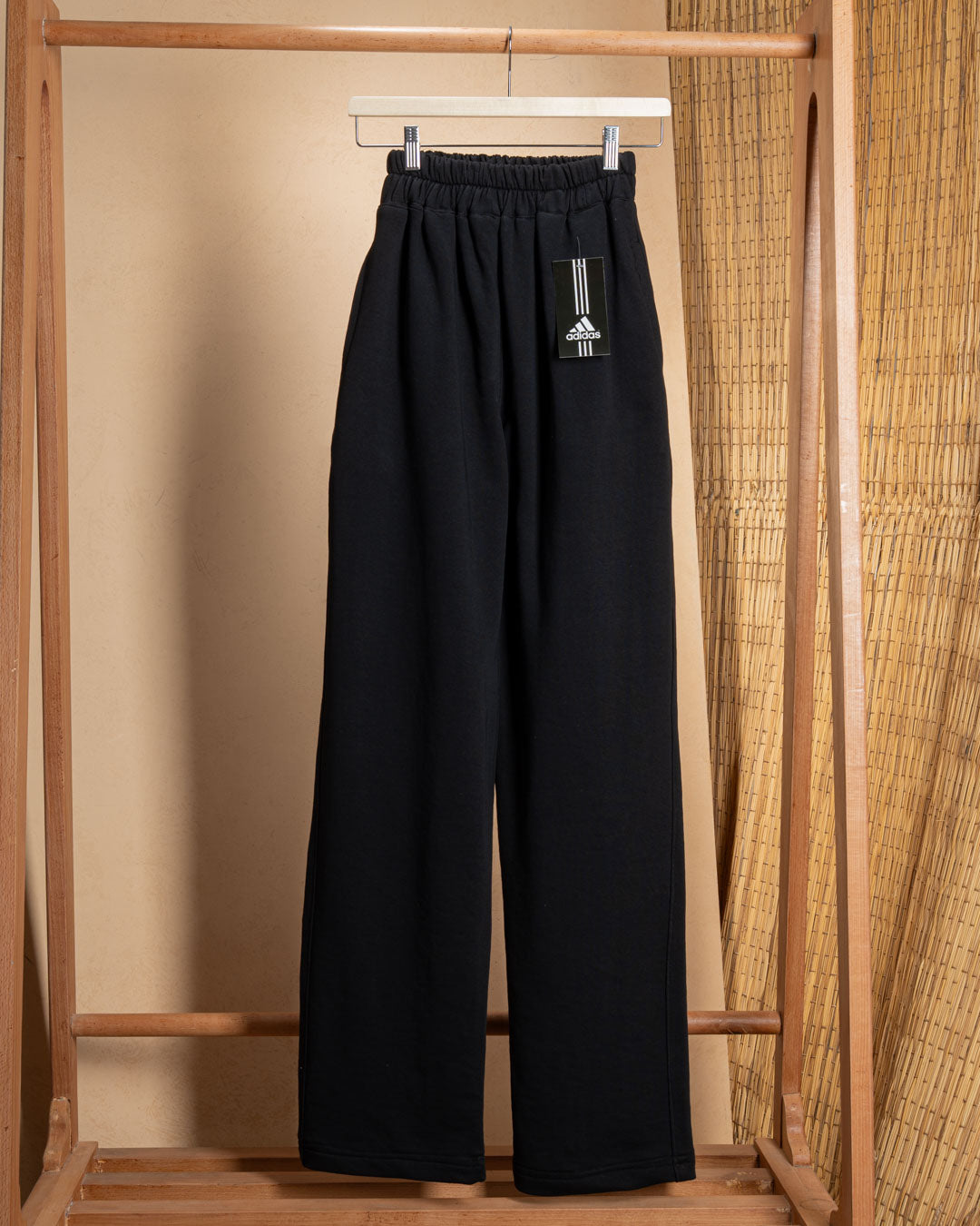 Wide-Leg Cotton Pants