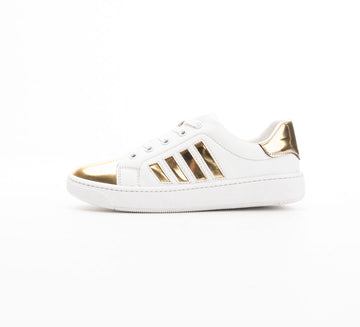 Women's Fashion Sneakers - Metallic & Embroidered Designs
