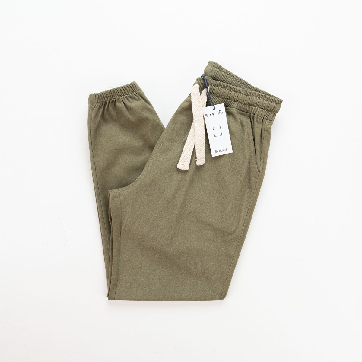 Cotton Gabardine Pants BERSHKA