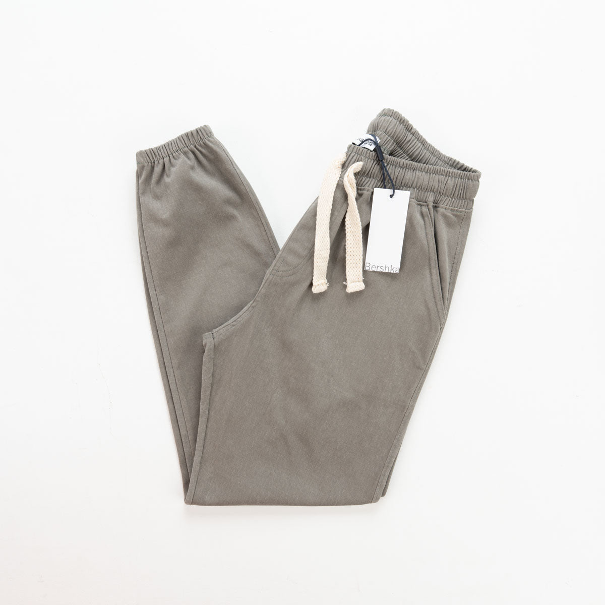 Cotton Gabardine Pants BERSHKA