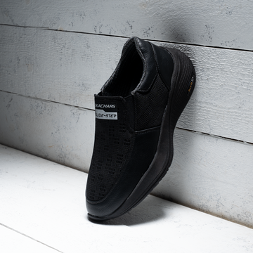 Men's Leather Slip-On Sneakers