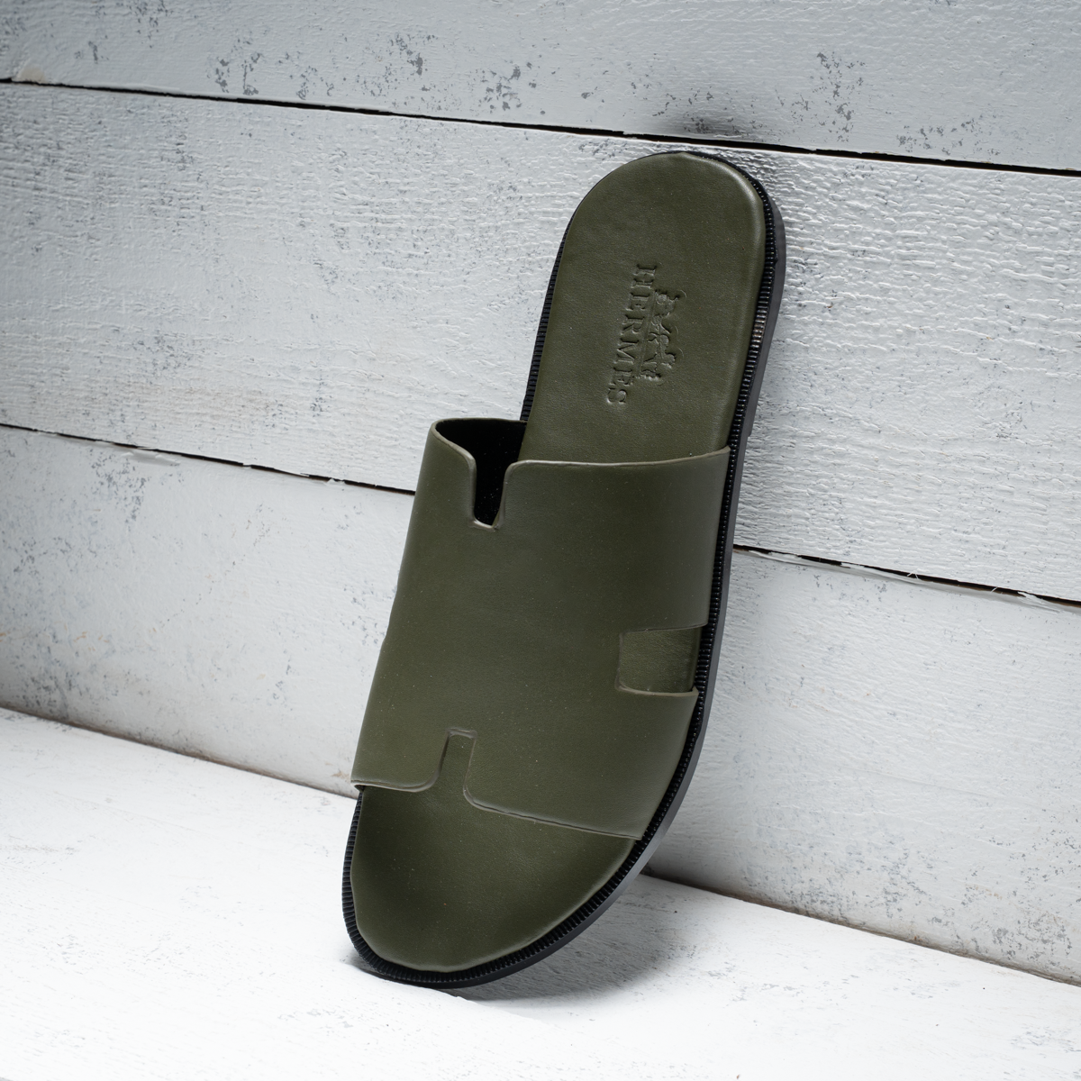 Premium Leather Slides