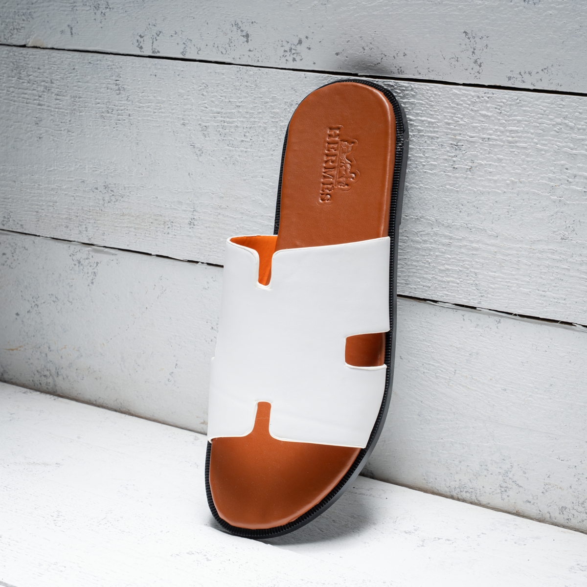 Premium Leather Slides