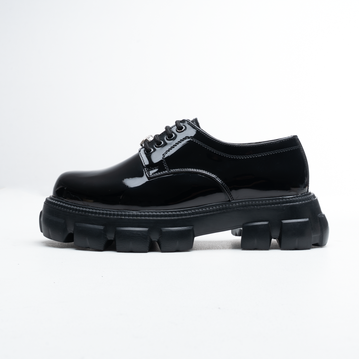 Men's Glossy Chunky Sneakers
