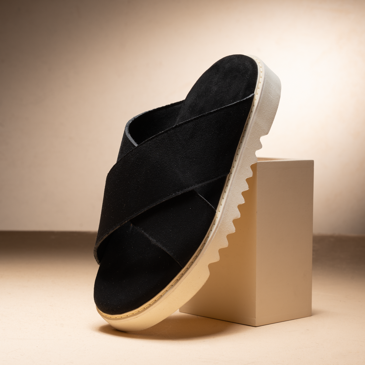 Men's Cross Strap Slipper