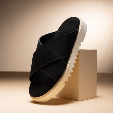 Men's Cross Strap Slipper